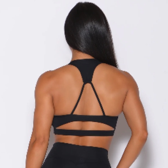 Bombshell Sportswear Other - NWOT Bombshell Sportswear Power Rib Sports Bra Black Size Medium